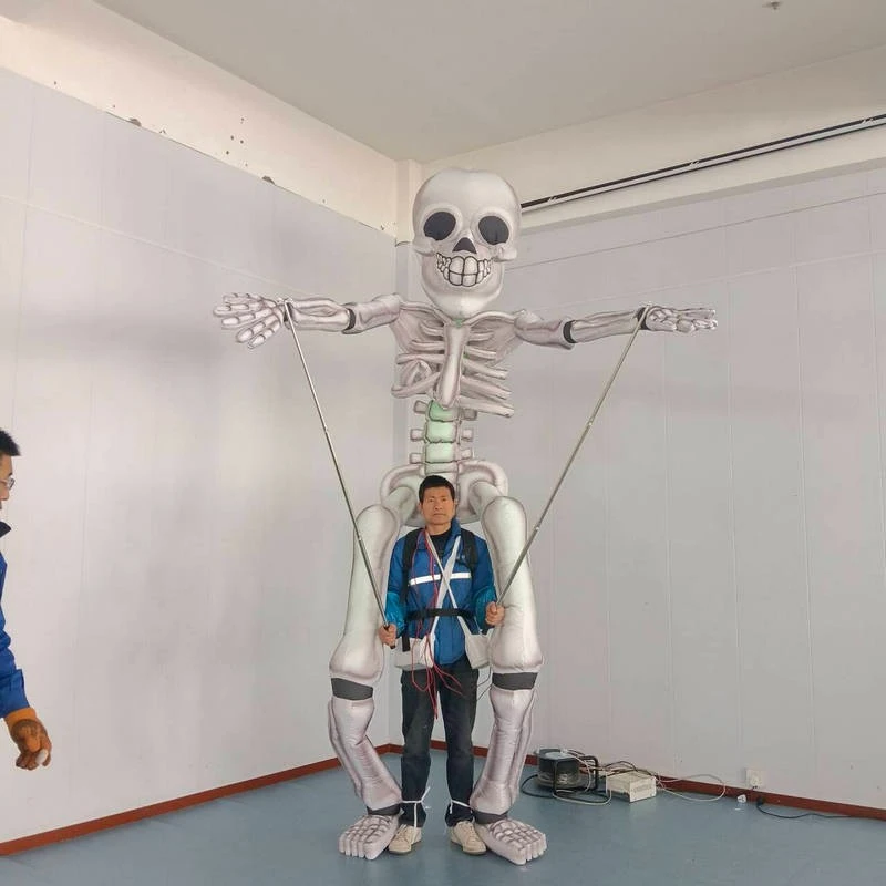 Inflatable Halloween Skeleton Man Parade Puppet (2) Inflatable Halloween Skeleton Man Parade Puppet (2)