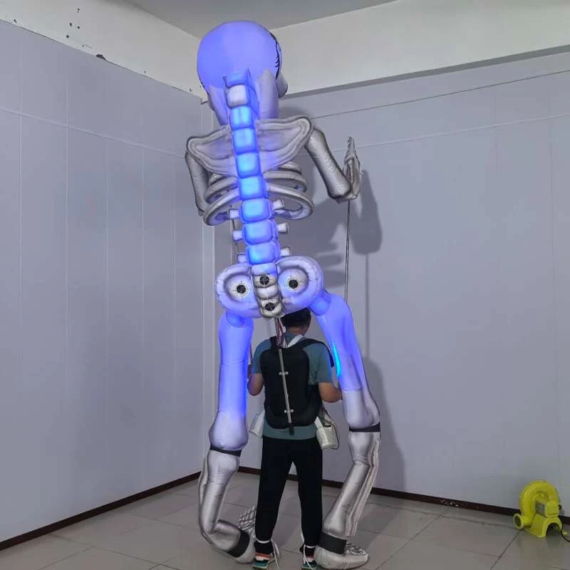 Inflatable Halloween Skeleton Man Parade Puppet (4) Inflatable Halloween Skeleton Man Parade Puppet (4)