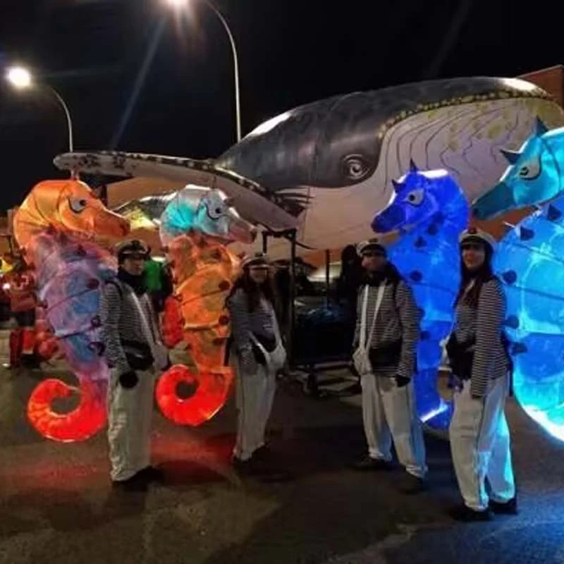 Inflatable Ocean Fish Human-Carried Parade Puppet (3) Inflatable Ocean Fish Human-Carried Parade Puppet (3)
